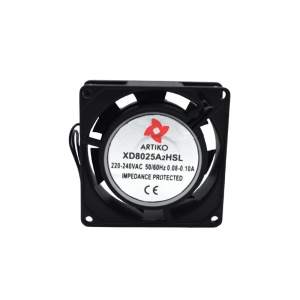 Ventilator de racire turbina frigorifica, 80x80x25 mm 230 V
