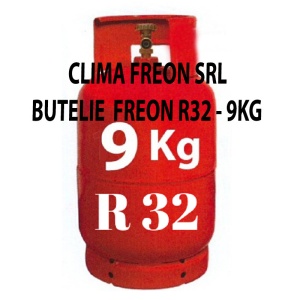 Freon R32 - 9 kg - Butelie Reîncărcabilă Inclusă (Vânzare doar cu Certificat AGFR)