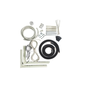 Kit instalare aer condiționat 24 000 BTU, pachet complet cu 3 m țeavă cupru, cabluri și console stabile
