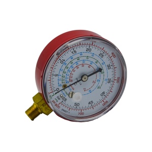 Manometru R410A, R134a, R404A, 70 mm, 1/8', rosu