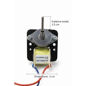 Ventilator No-Frost frigider / vitrină frigorifică – motor sincron 230V 5W – ax central - Img 2