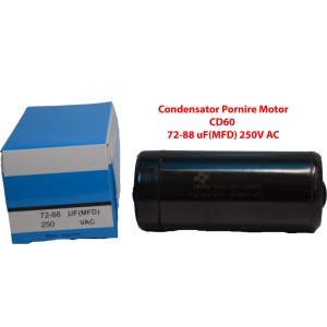 Condensator Pornire Motor, CD60, 72-88uF(MFD), 250 V AC