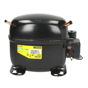Compresor frigorific SECOP SC15G, LBP/MBP/HBP, R134a, 15,28 cm³, 220–240 V
