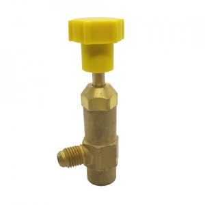 Robinet pentru buteliile cu agent refrigerant/R600a