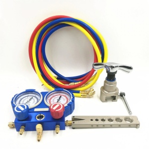 Trusa Completa Frigotehnie | VTB-5B-II - VALUE | Baterie Manometre R22, R134a, R407C, R404| Bercuit | Menghina - Img 6