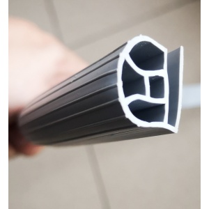 Garnitură ușă cameră frigorifică gri – profil universal, grosime 15 mm (preț / metru liniar)