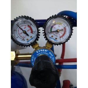 Statia profesionala de sudura 9Kg cu butelie de oxigen si gaz