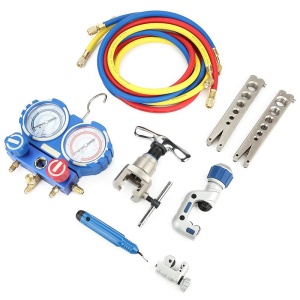 Trusa Completa Frigotehnie | VTB-5B-II - VALUE | Baterie Manometre R22, R134a, R407C, R404| Bercuit | Menghina - Img 7