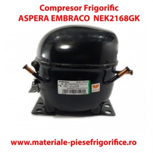 Compresor frigorific EMBRACO NEK2168GK, LBP, R404A / R507A, 3/4 HP, 14,3 cm³, 220–240 V