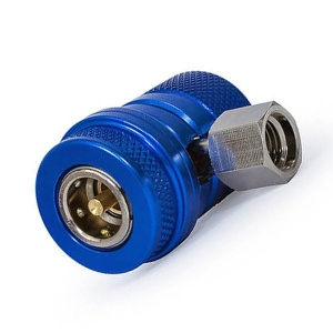 Cupla auto QC-R1234YF-L pentru presiune joasa , compatibila cu noul tip de freon R1234yf