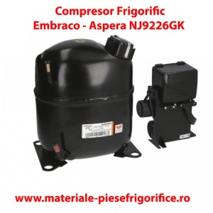 Compresor frigorific EMBRACO NJ9226GK, M/HBP, R404A / R507A, 1 HP, 21,7 cm³, 230 V