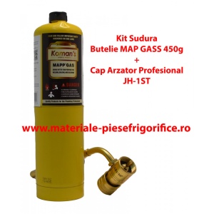 Kit sudură profesional – butelie MAPP Gas 450g + arzător butelie JH-1ST