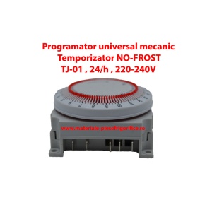 Programator universal mecanic, temporizator NO-FROST, TJ-01 24/h, 220–240 V