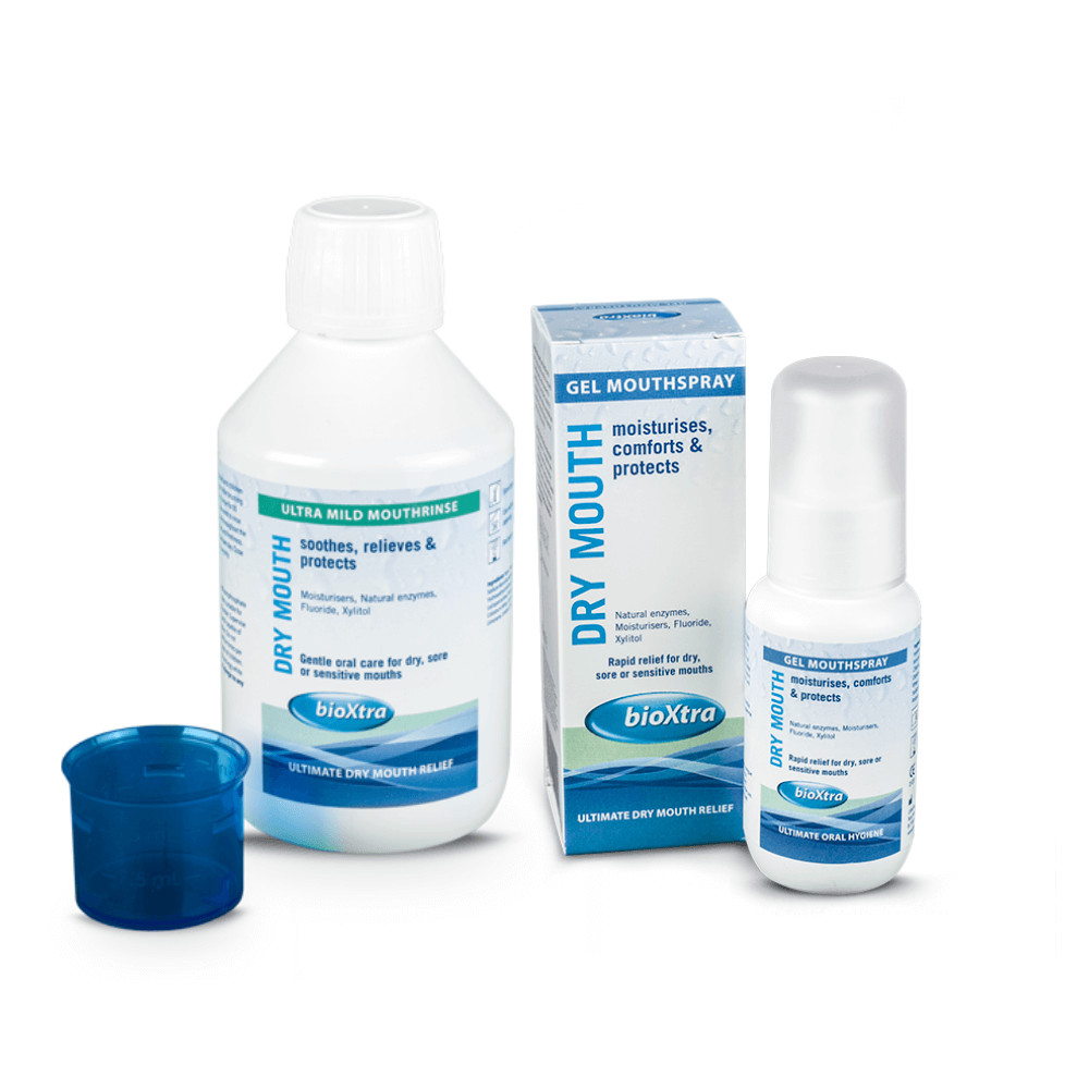 Apa de gura si Spray oral tip gel, Pachet Xerostomie, bioXtra