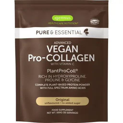 Pure & Essential Vegan Pro-Collagen, 500g, Igennus Healthcare Nutrition