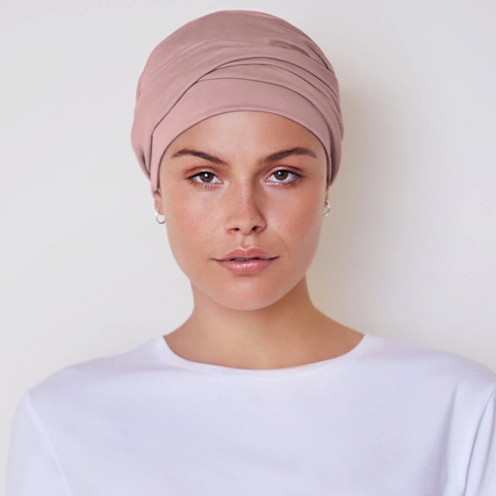 EMMY turban, Viva Rose, Bumbac/Vascoza