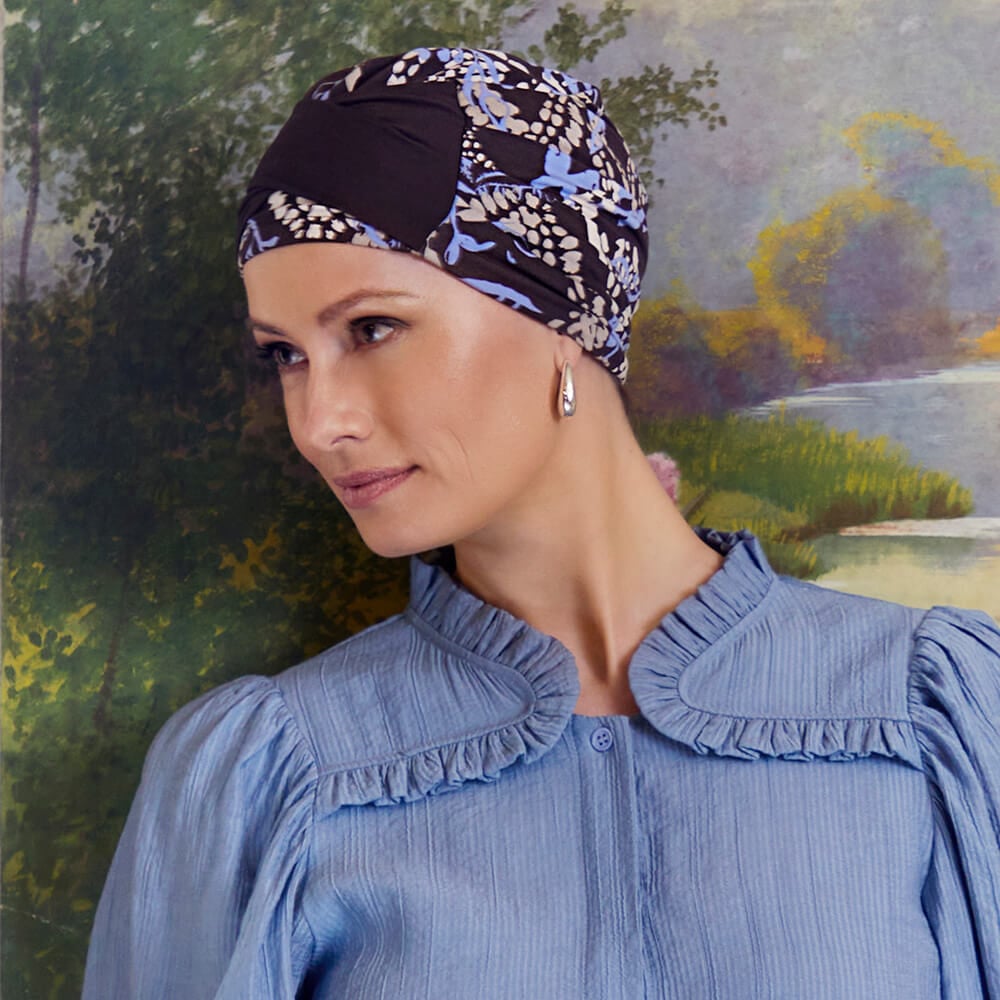 Amia turban, Autumn Blues, Vascoza din bambus