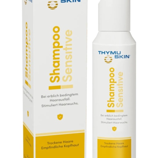 Sampon-tratament in alopecia difuza si areata, pentru barbati si femei, THYMUSKIN SENSITIVE, 100ml (ANTERIOR THYMUSKIN MED)
