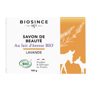 BIOSINCE 1975 - Sapun Organic cu Lapte de Măgăriță &amp; Lavanda, 100g