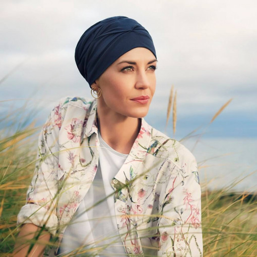 BB Becca turban, Dark Blue, Lana/Poliester