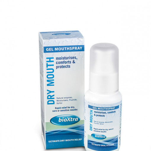 bioXtra - Spray de gura tip gel pentru gura uscata (Xerostomie), 50ml