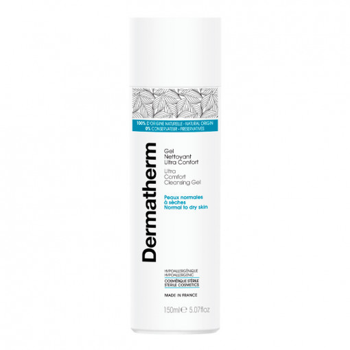 Dermatherm - Ultra Confort Gel organic pentru curatare, 150ml