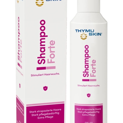Sampon-tratament pentru caderea masiva a parului, pentru barbati si femei, THYMUSKIN FORTE, 200 ml