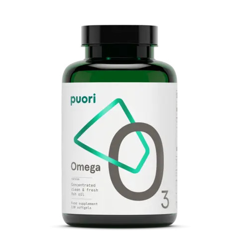 Puori O3 - Omega 3 (Ulei de peste concentrat), 120 capsule, puori