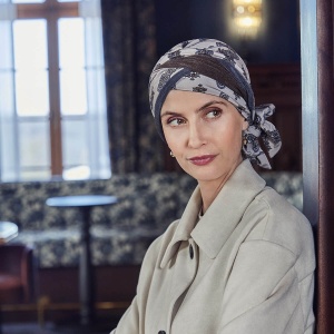 Beatrice turban cu panglica, Paisley Elegance, Vascoza din bambus