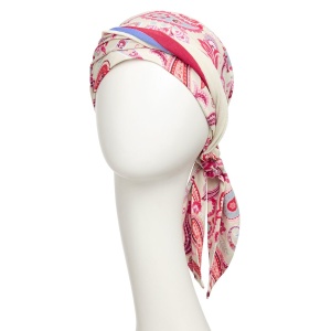 BEATRICE turban cu panglica, Paisley Sweets, Vascoza din bambus-1