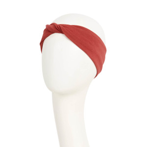 EMMY turban, Dusty Red, Bumbac/Vascoza-2