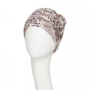 Lotus turban, Beige Ornaments, Vascoza din bambus-1