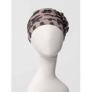 Lotus turban, Paisley Elegance, Vascoza din bambus-1
