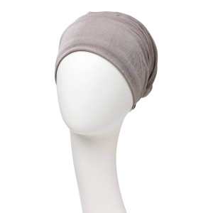 Turban Set Boho Scarlett, Taupe & Golden Mix, Poliester/Captuseala Vascoza din bambus-3