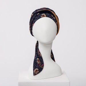 Beatrice turban cu panglica, Amber Garden, Vascoza din bambus-3