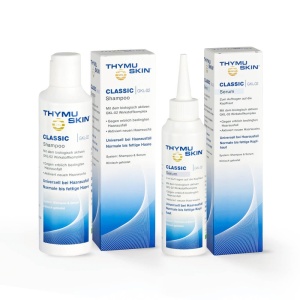 Sampon si Ser, THYMUSKIN CLASSIC, pentru regenerare par, 200ml, PROMO-3