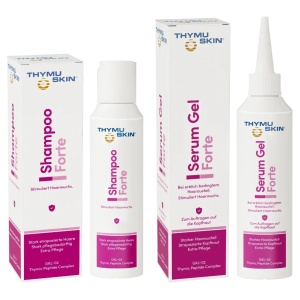 Pachet Promo THYMUSKIN FORTE, Sampon si Ser, 100ml