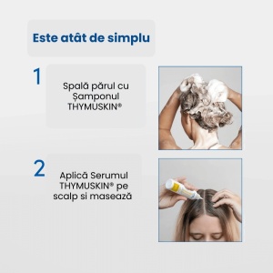 Aplicare Sampon si Serum Thymuskin