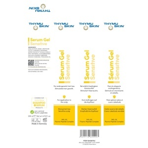 Ambalaj si Cod EANSer, Tratament alopecia difuza si areata, Regenerare Par, THYMUSKIN SENSITIVE, 200ml