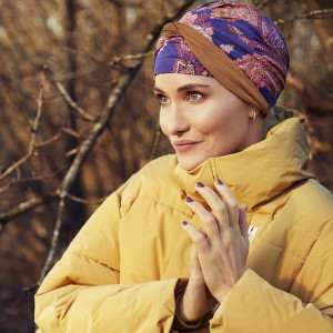 Shakti turban, Paisley Swirls, Vascoza din bambus