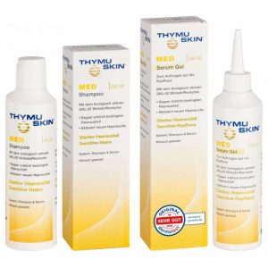 Tratament Alopecia difuza si areata, Regenerare par, THYMUSKIN MED, Sampon si Ser, 100ml-1