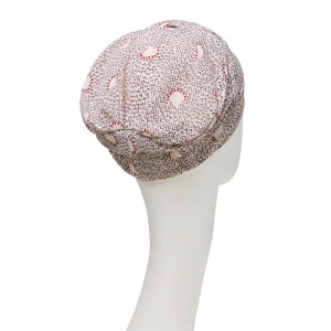 Turban Set Boho Amber, Touch of Red Poliester/Captuseala Vascoza-3