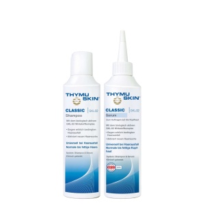 Sampon si Ser, THYMUSKIN CLASSIC, pentru regenerare par, 200ml, PROMO