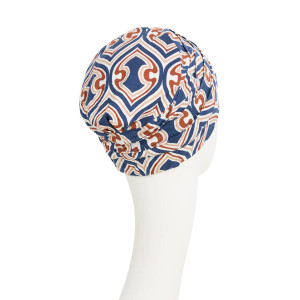 YOGA turban, Endless Shades of Blue, Vascoza din bambus-2