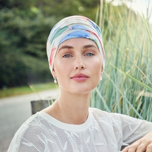 YOGA turban, Tropical Blossoms, Panza de in