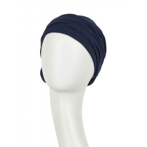 Zuri turban, Black Iris, Bumbac Caretech Supima-1