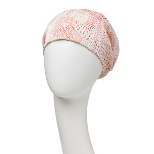 Turban Set Boho Amber, Red Golden Glam, Poliester/Captuseala Vascoza-3