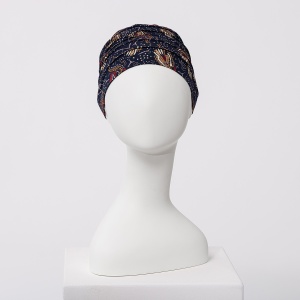 YOGA turban, Amber Garden, Vascoza din bambus-3