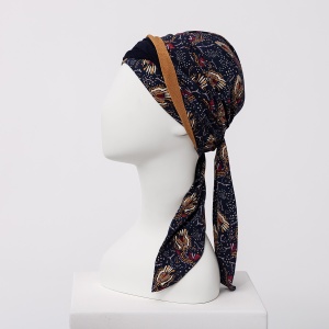Beatrice turban cu panglica, Amber Garden, Vascoza din bambus-4