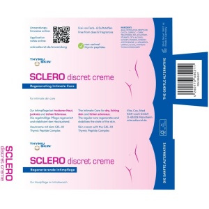 Ambalaj si Cod EAN Crema intima, THYMUSKIN Sclero Discret, 50ml